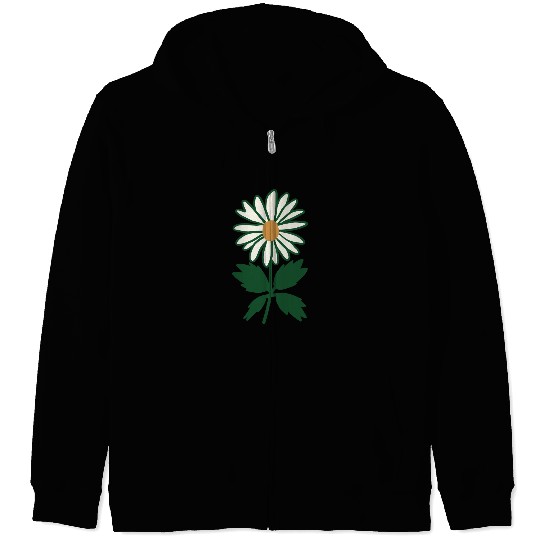 Daisy Vector 3 Colors Zip Hoodies