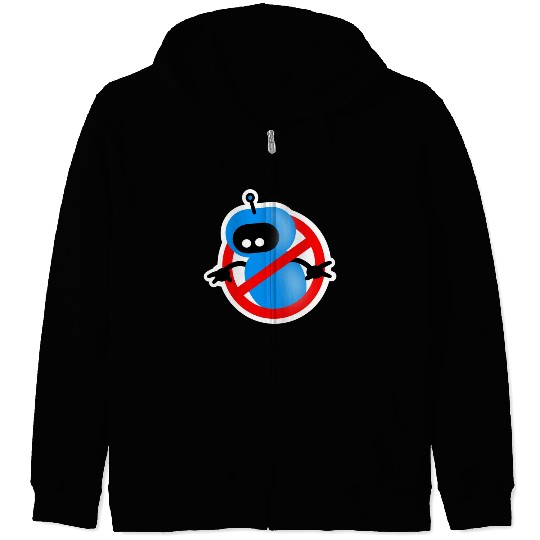 Not My Robot - Circle Logo Zip Hoodies