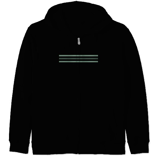 3 Single Lines Green Mint Green. Biblical Angel Zip Hoodies
