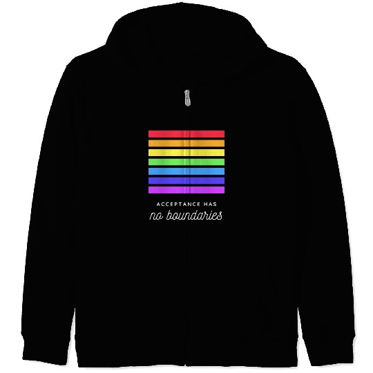 Acceptance Has No Boundaries Zip Hoodies