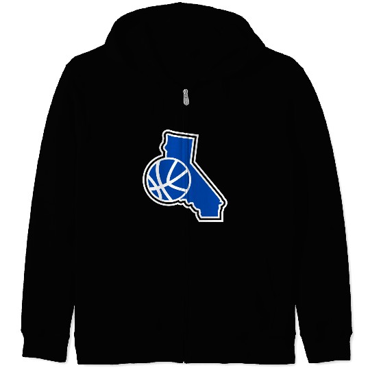 California Basketball Warriors Zip Hoodies