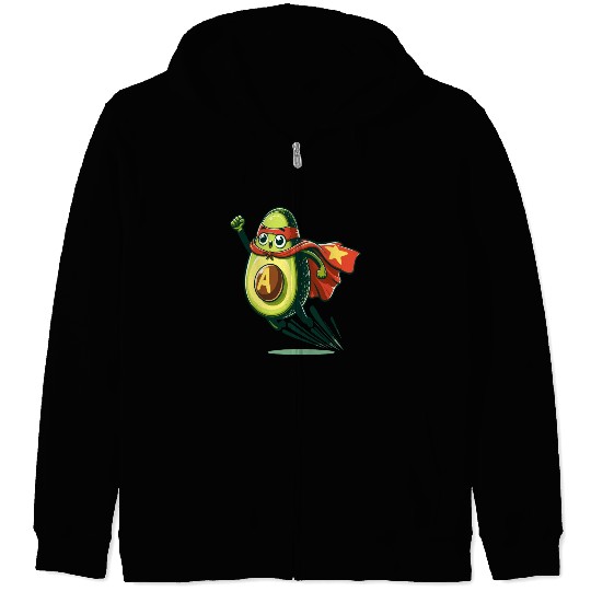 Great avocado Zip Hoodies