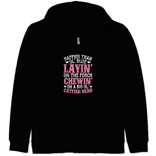 Southern Slang Relaxation Country Zip Hoodies