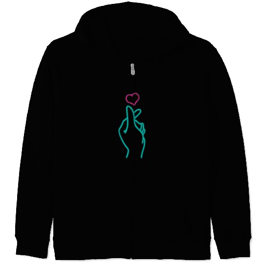 K-Pop Fan Gift Korean Pop Music Zip Hoodies
