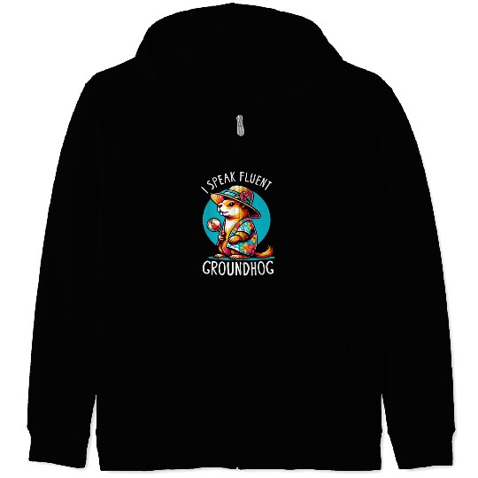 Groundhog Day 2024 Enthusiast February 2nd Zip Hoodies