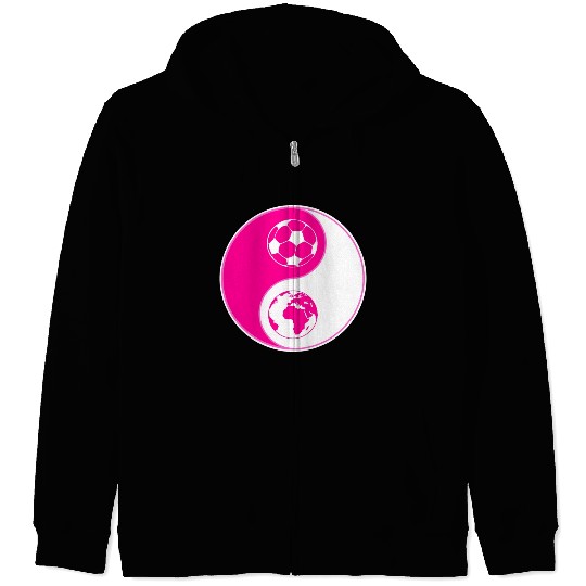 soulofsoccer joyful balance Zip Hoodies