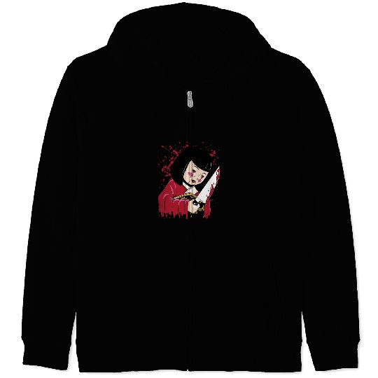 Gothic Lolita Edge Zip Hoodies