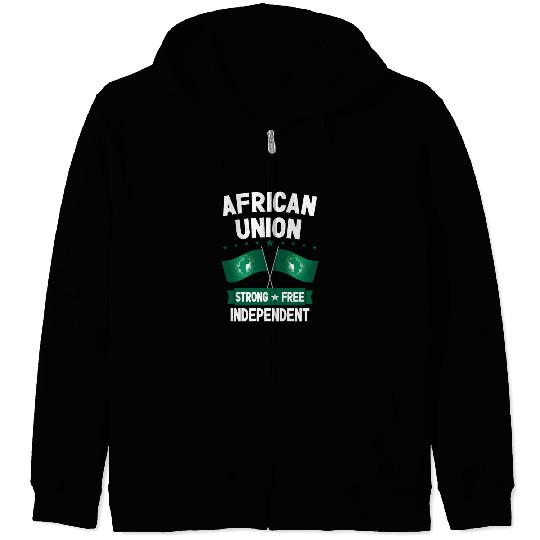 African Union Zip Hoodies