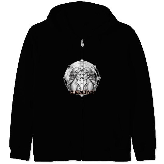 Gemini Horoscope Zip Hoodies