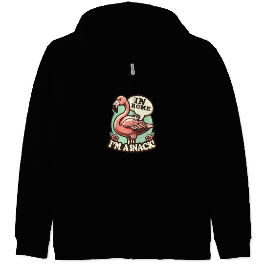 Flamingo Roman History Roman Empire Cuisine Zip Hoodies
