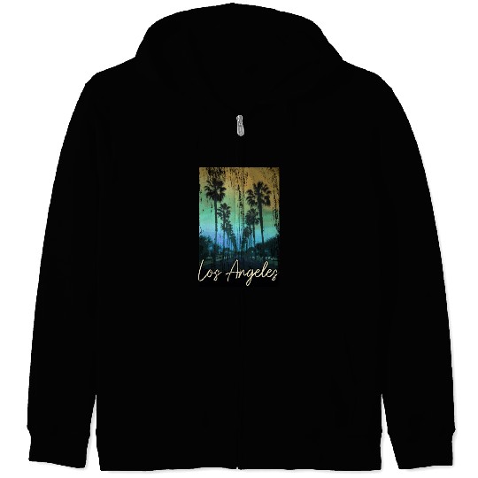 Los Angeles California LA Gift Zip Hoodies