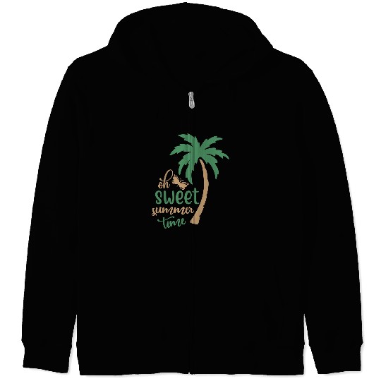 Sweet summer time Zip Hoodies