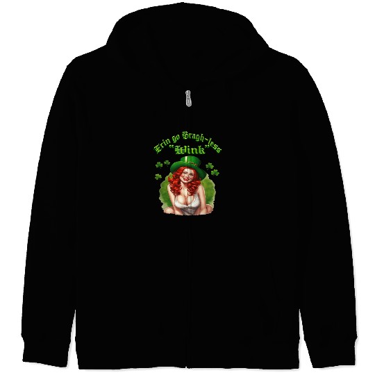 Erin Go Bragh-less Zip Hoodies
