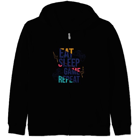 Modern Typography Game Quote Zip Hoodies Design