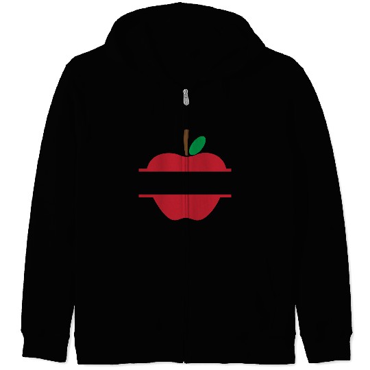 Teacher Monogram, teacher name Zip Hoodies