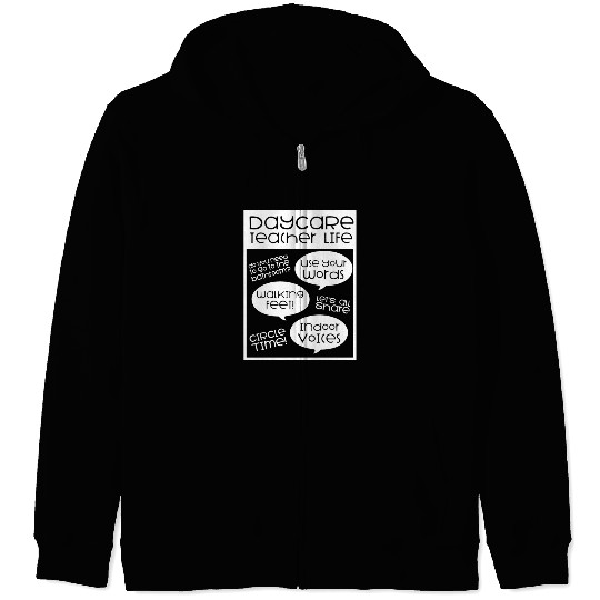 Daycare Teacher Gift Daycare Provider Gifts Zip Hoodies