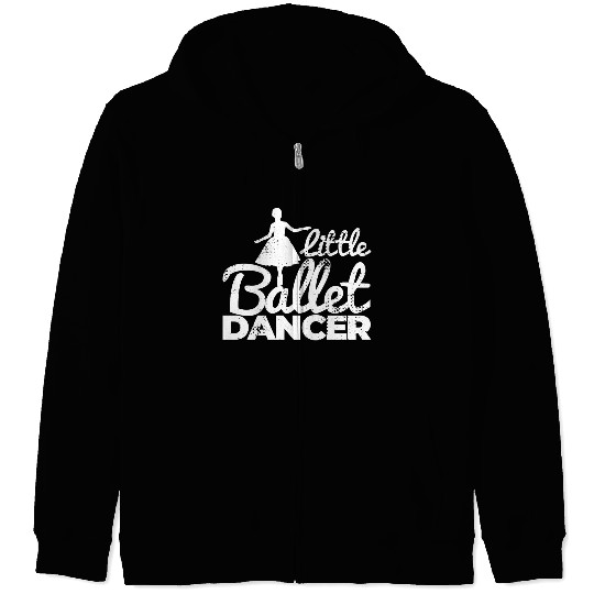 Little Ballet Dancer Zip Hoodies