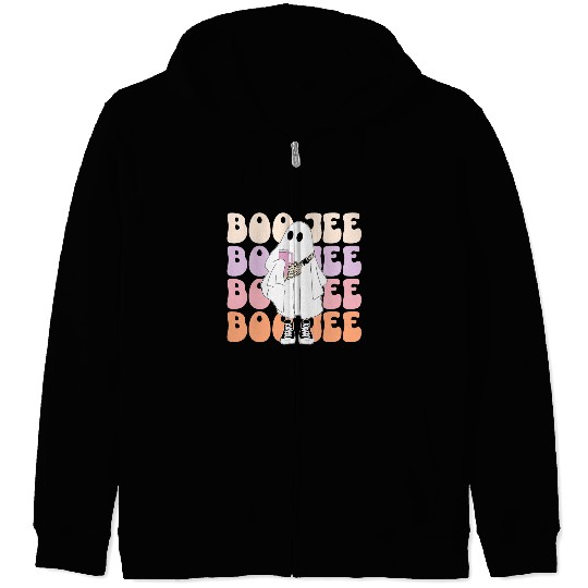Boojee Halloween Ghost Zip Hoodies