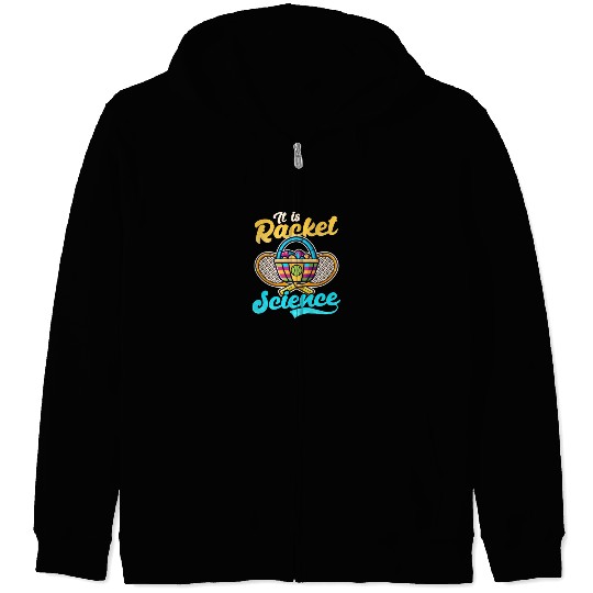 Tennis Easter Racket Science Zip Hoodies