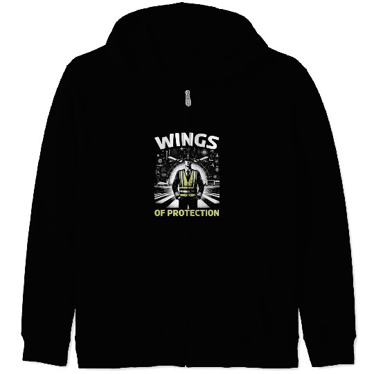 Airport Safety Officer Aviation Airport Jobs Zip Hoodies