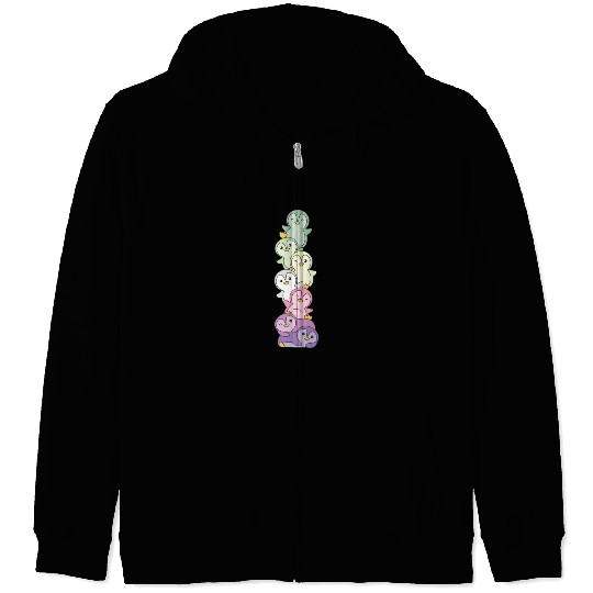 Genderfae Flag Pride Lgbtq Cute Penguin Zip Hoodies
