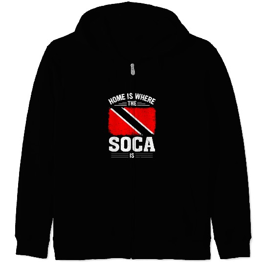 Soca Dance Trinidad Tobago Zip Hoodies