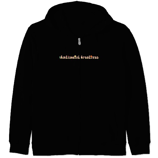 CIRCUS IN SPRING: ASC 70S SHROOMFLORAL LOGO Zip Hoodies