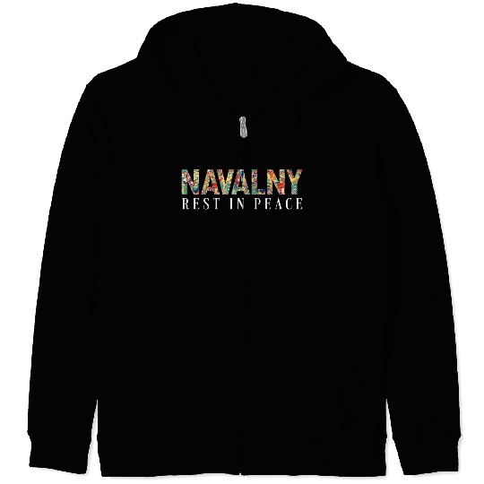 Navalny rest in peace Zip Hoodies