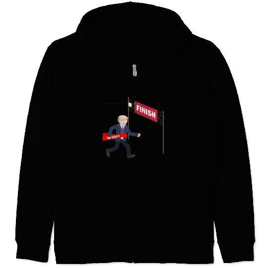 Trump support artwork Zip Hoodies