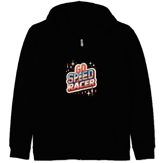 Go speed racer Zip Hoodies