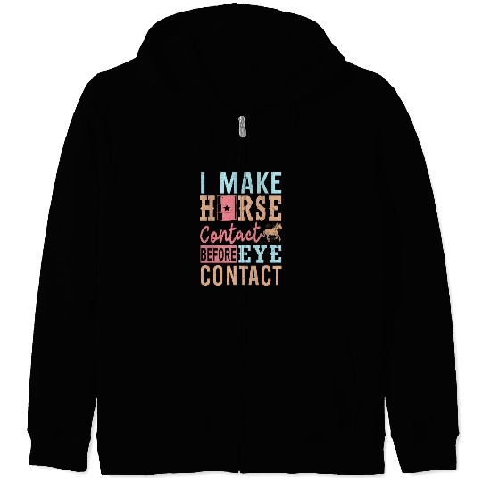 Funny Barrel Racing Zip Hoodies