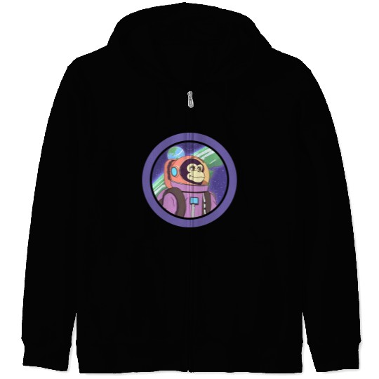 Monkey in space 2024 #3 Zip Hoodies
