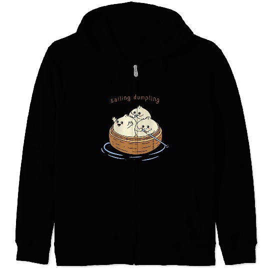 Happy Sailing Dumpling Zip Hoodies