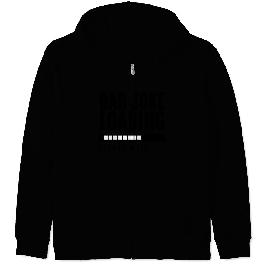Black and Gray Bold Father s Day Occasion Zip Hoodies