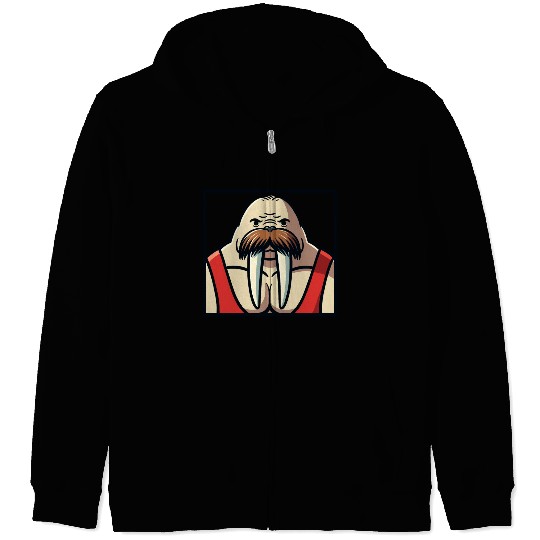 Walrus Wrestler Zip Hoodies