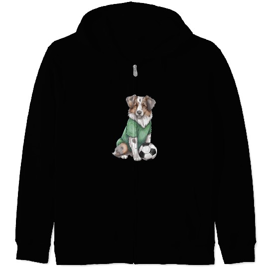 Australian Shepherd Zip Hoodies