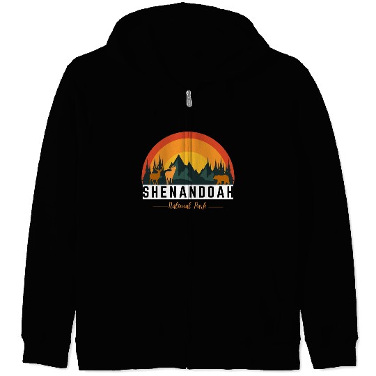 Shenandoah national park Zip Hoodies