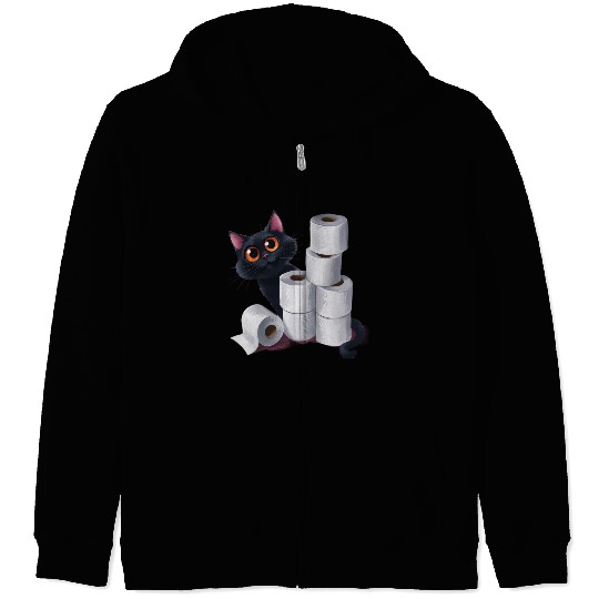 cute cat ,Embrace this lightweight and unique Zip Hoodies