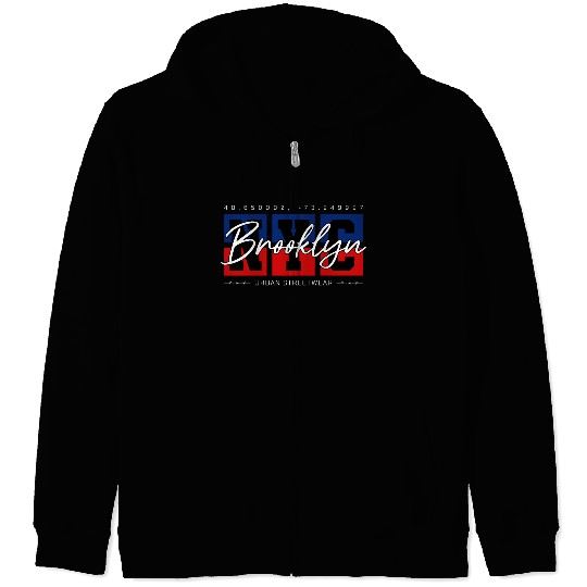 NYC Brooklyn Streetwear Zip Hoodies