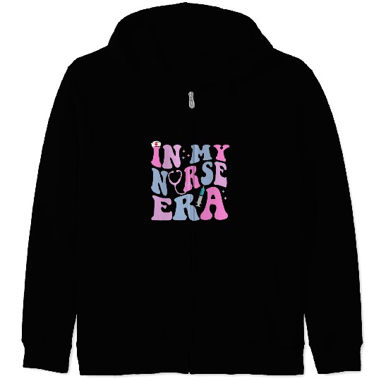 In My Nurse Era National Nursing Day Zip Hoodies