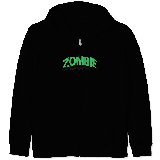 Zombie Bowhunting Archery Zip Hoodies