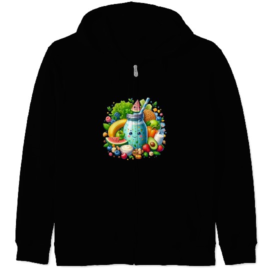 Bunny fruitfertilizer Zip Hoodies
