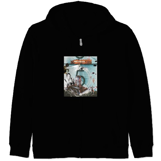 lights camera hollywood Zip Hoodies