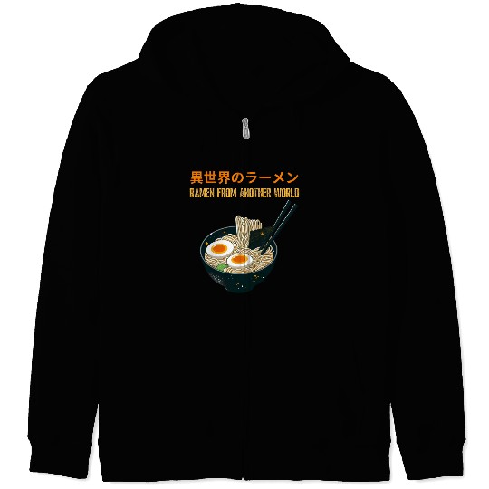 ramen noodles A Taste of Another Worlds Zip Hoodies