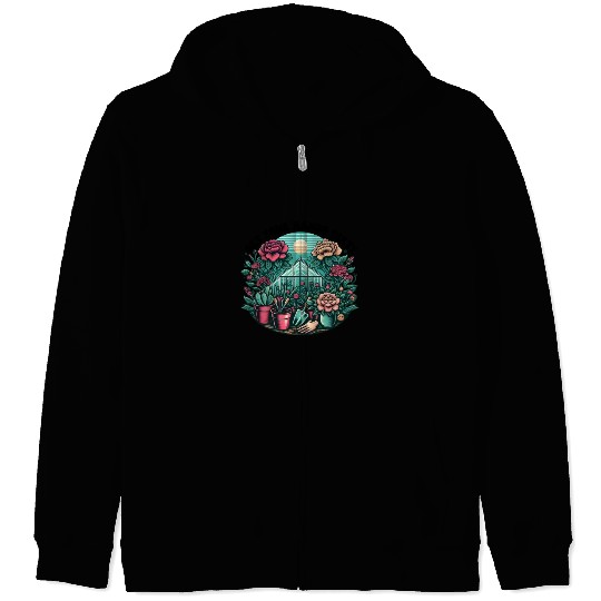 Greenhouse Gardener's Paradise Zip Hoodies