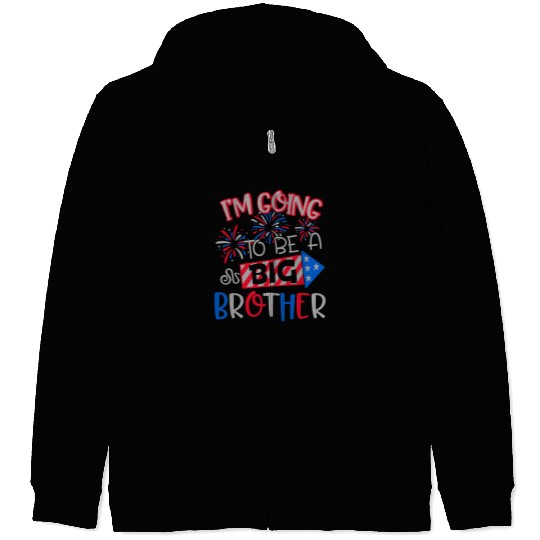 Big Brother Funny 4th Of July Independence Day Zip Hoodies