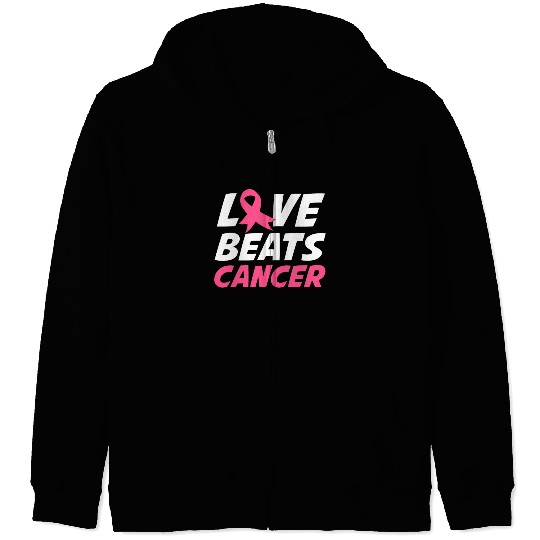 Breast Cancer Awareness Zip Hoodies