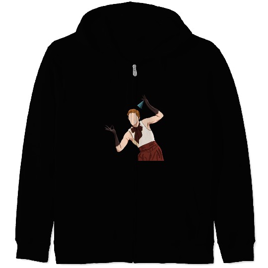 Eddie in Cabaret Zip Hoodies
