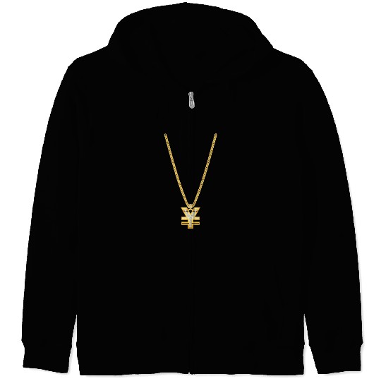 Hip Hop Chain with Yen Zip Hoodies
