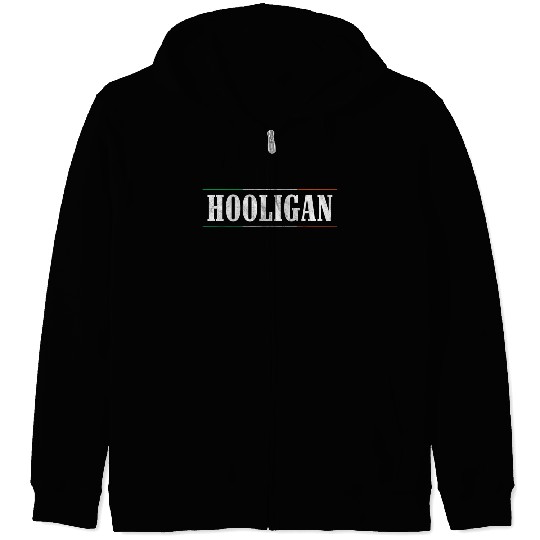 Hooligan Irish Patricks Funny Zip Hoodies